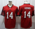 Men’s Nike #14 Chris Godwin Red Tampa Bay Buccaneers Super Bowl LV Game Jersey
