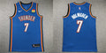 Mens Oklahoma City Thunder #7 Chet Holmgren Blue Icon Edition Jersey