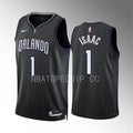 Men’s Orlando Magic #1 Jonathan Isaac 2022-23 City Edition Swingman Jersey Black