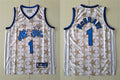 Mens Orlando Magic #1 Tracy McGrady Reebok White Stars Throwback Jersey