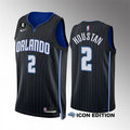 Men’s Orlando Magic #2 Caleb Houstan 2022-23 Black Icon Edition Swingman Jersey