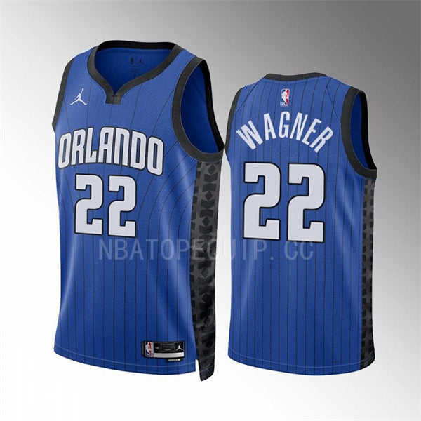 Men’s Orlando Magic #22 Franz Wagner 2022-23 Blue Statement Edition Swingman Jersey