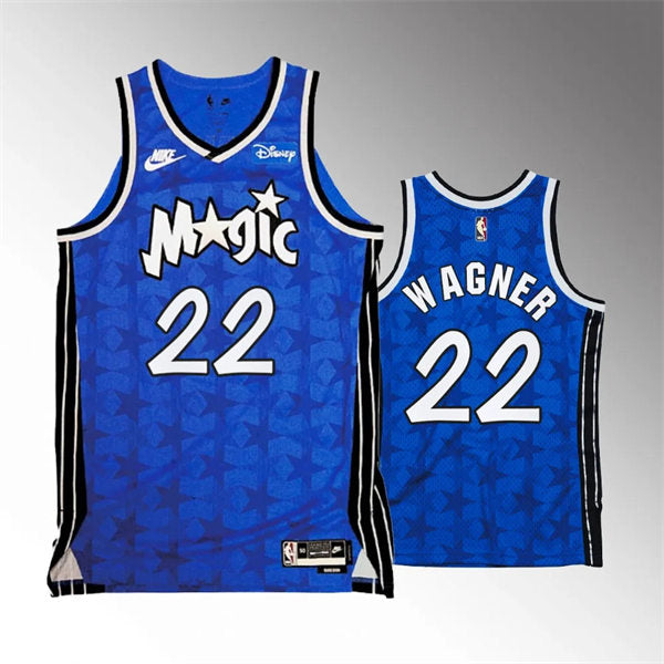 Men’s Orlando Magic #22 Franz Wagner 2023-24 Classic Edition Jersey – Blue