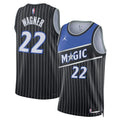 Men’s Orlando Magic #22 Franz Wagner 2025-26 Black Statement Edition Swingman Jersey