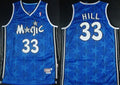 Men’s Orlando Magic #33 Grant Hill Blue All-Star Swingman Throwback Jersey