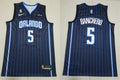 Men’s Orlando Magic #5 Paolo Banchero Black Icon Edition Jersey