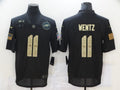 Men’s Philadelphia Eagles #11 Carson Wentz Black Jersey