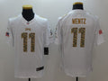 Men’s Philadelphia Eagles #11 Carson Wentz White Jersey