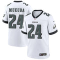 Mens Philadelphia Eagles #24 Andrew Mukuba Nike White F.U.S.E. Vapor Limited Jersey