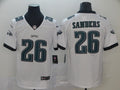 Men’s Philadelphia Eagles #26 Miles Sanders Nike White NFL Vapor Limited Jersey