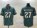 Mens Philadelphia Eagles #27 Quinyon Mitchell Nike Midnight Green Vapor Limited Player Jersey