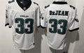 Mens Philadelphia Eagles #33 Cooper DeJean Nike White Vapor Limited Player Jersey