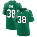 Mens Philadelphia Eagles #38 Lewis Cine Nike Kelly Green Retro F.U.S.E. Vapor Limited Jersey