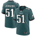 Mens Philadelphia Eagles #51 Cam Jurgens Nike Midnight Green F.U.S.E. Vapor Limited Jersey