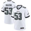 Mens Philadelphia Eagles #53 Zack Baun Nike White F.U.S.E. Vapor Limited Jersey