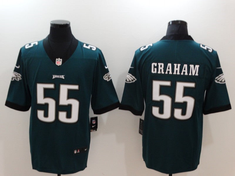 Men’s Philadelphia Eagles #55 Brandon Graham Nike Green NFL Vapor Limited Jersey