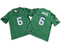 Mens Philadelphia Eagles #6 DeVonta Smith 2023 Kelly Green 1996 Retro Nike Vapor F.U.S.E. Limited Jersey