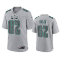 Mens Philadelphia Eagles #62 Jason Kelce Nike Atmosphere Fashion Game Jersey – Gray