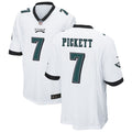 Men’s Philadelphia Eagles #7 Kenny Pickett Nike White Vapor Limited Jersey