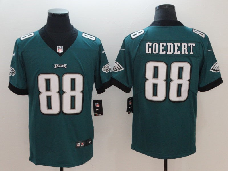 Men’s Philadelphia Eagles #88 Dallas Goedert Nike Green NFL Vapor Limited Jersey