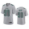 Men’s Philadelphia Eagles #90 Jordan Davis Nike Atmosphere Fashion Game Jersey – Gray