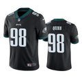 Mens Philadelphia Eagles #98 Robert Quinn Nike Black Vapor Limited Player Jersey