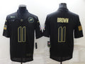 Men’s Philadelphia Eagles A.J. Brown #11 Black Jersey