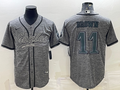 Men’s Philadelphia Eagles A.J. Brown #11 Gray Jersey Joint Edition