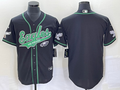 Men’s Philadelphia Eagles Black Blank Jersey