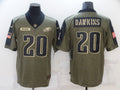 Men’s Philadelphia Eagles Brian Dawkins #20 Brown Team Jersey