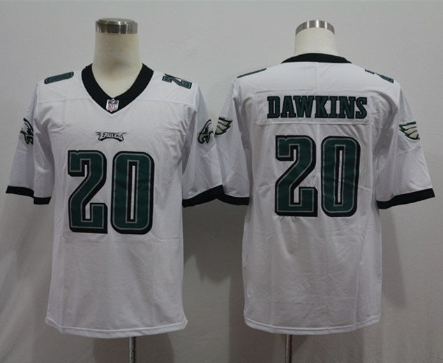 Men’s Philadelphia Eagles Brian Dawkins #20 White Jersey