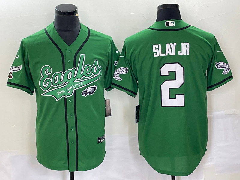 Men’s Philadelphia Eagles Darius Slay Jr. #2 Kelly Green Jersey Joint Edition