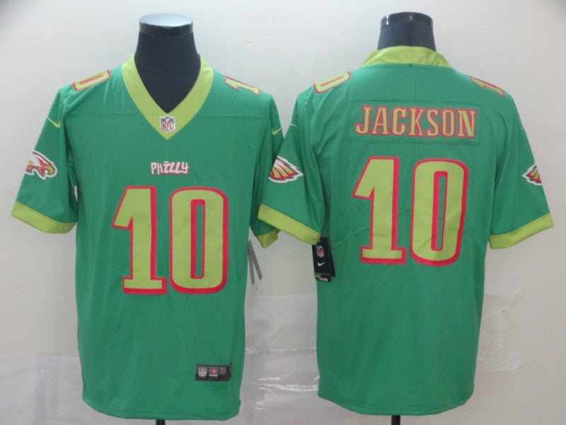Men’s Philadelphia Eagles Desean Jackson #10 Green Jersey City Edition