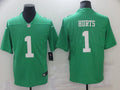 Men’s Philadelphia Eagles Jalen Hurts #1 Green Jersey