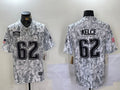 Men’s Philadelphia Eagles Jason Kelce #62 Arctic Camo 2024 Salute to Service Limited Jersey