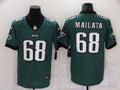 Men’s Philadelphia Eagles Jordan Mailata #68 Midnight Green Jersey