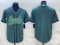 Men’s Philadelphia Eagles Midnight Green Blank Jersey