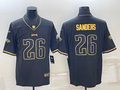 Men’s Philadelphia Eagles Miles Sanders #26 Black Jersey