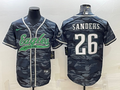 Men’s Philadelphia Eagles Miles Sanders #26 Grey Camouflage Jersey Joint Edition