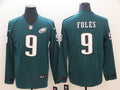 Men’s Philadelphia Eagles Nick Foles #9 Midnight Green Team Jersey