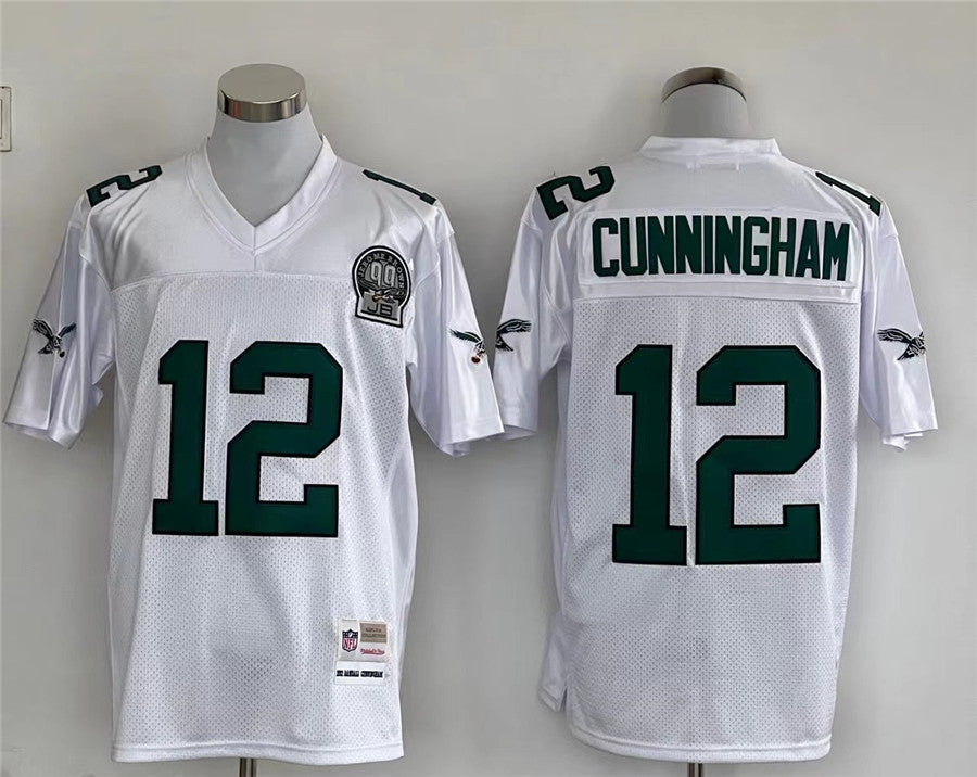 Men’s Philadelphia Eagles Randall Cunningham Mitchell & Ness White Legacy Jersey