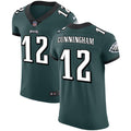Mens Philadelphia Eagles Retired Player #12 Randall Cunningham Nike Midnight Green Vapor Limited Jersey