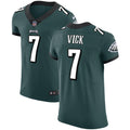 Mens Philadelphia Eagles Retired Player #7 Michael Vick Nike Midnight Green Vapor Limited Jersey