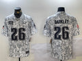Men’s Philadelphia Eagles Saquon Barkley #26 Arctic Camo 2024 Salute to Service Limited Jersey