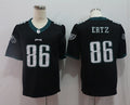 Men’s Philadelphia Eagles Zach Ertz #86 Black Jersey