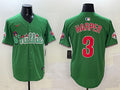 Men’s Philadelphia Phillies Bryce Harper #3 Green Team Jersey
