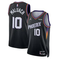 Mens Phoenix Suns #10 Khaman Maluach 2025-26 Black Statement Edition Swingman Jersey