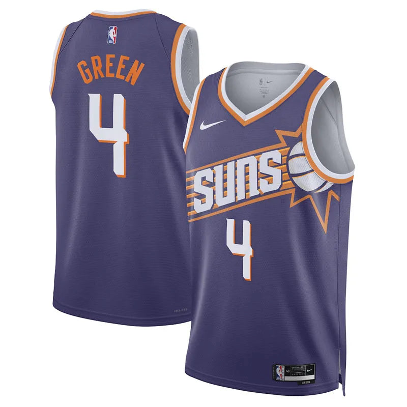 Mens Phoenix Suns #4 Jalen Green Nike Purple Icon Edition Swingman Jersey
