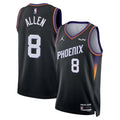 Mens Phoenix Suns #8 Grayson Allen 2025-26 Black Statement Edition Swingman Jersey