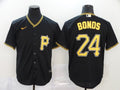 Men’s Pittsburgh Pirates Barry Bonds #24 Black Baseball Jersey